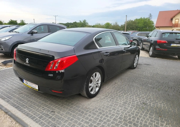 Peugeot 508 cena 38900 przebieg: 182541, rok produkcji 2012 z Czeladź małe 596